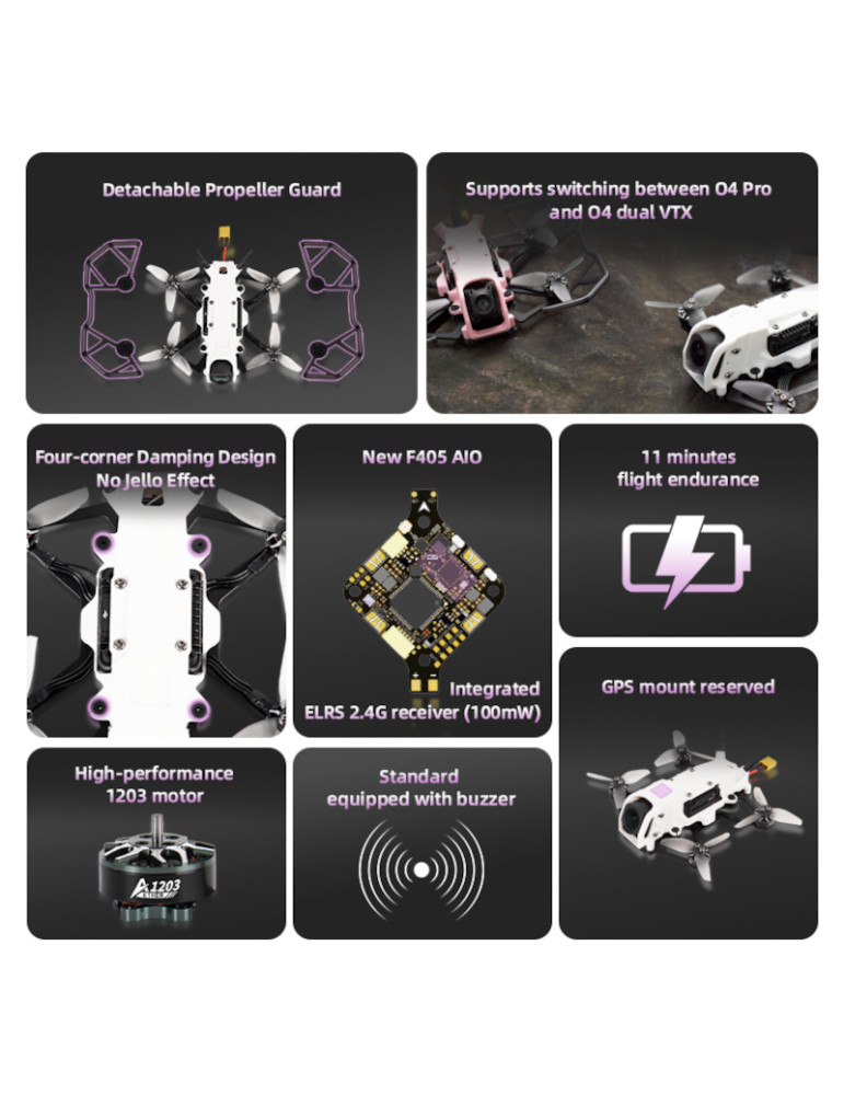 DeepSpace DINO 20 DJI O4 Pro 3S