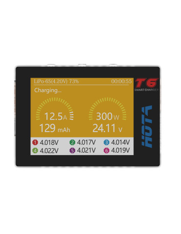 HOTA T6 300W DC-XT60 / 90W DC-USB-C Smart Charger 2