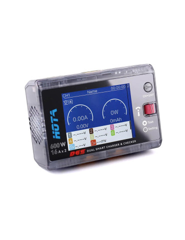 HOTA D6S Dual Ladegerät 600W für LiPo & FPV
