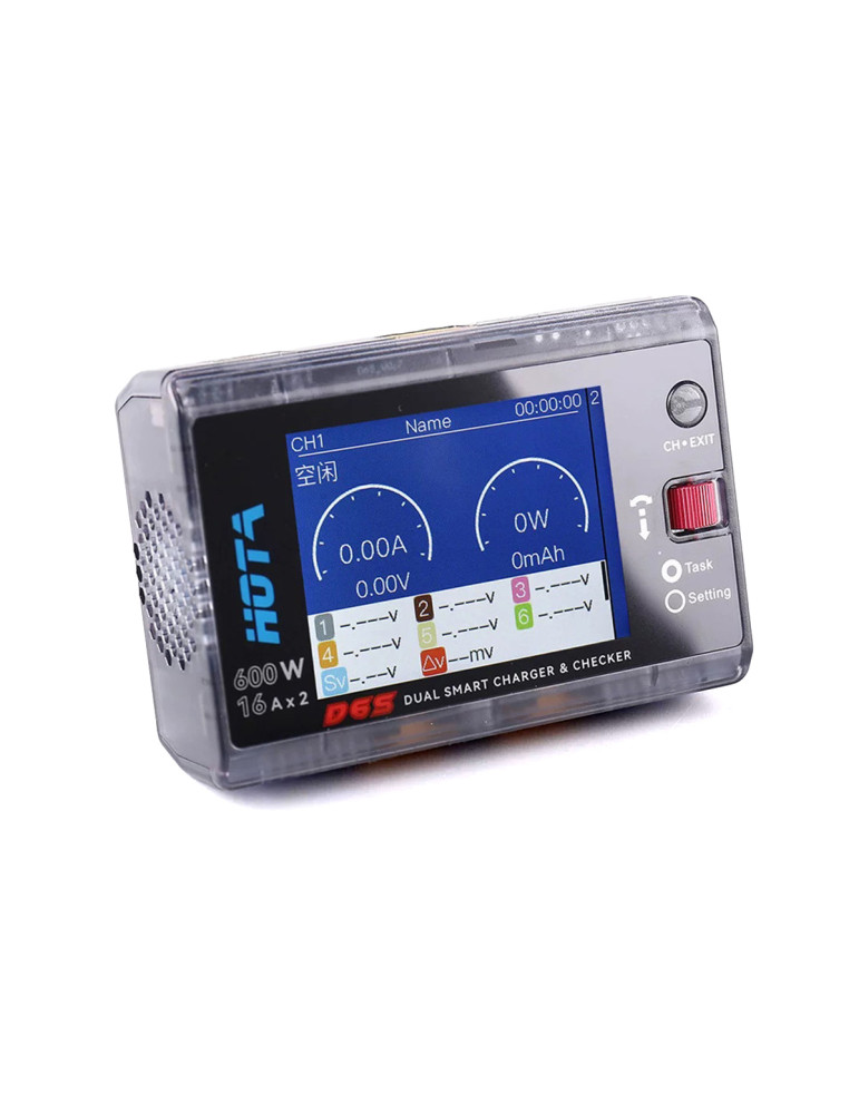 HOTA D6S Dual Ladegerät 600W für LiPo & FPV
