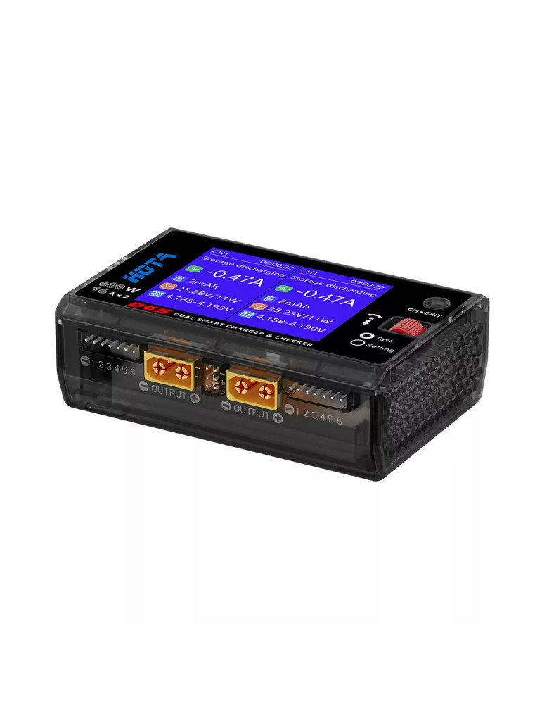 HOTA D6S Dual Ladegerät 600W für LiPo & FPV