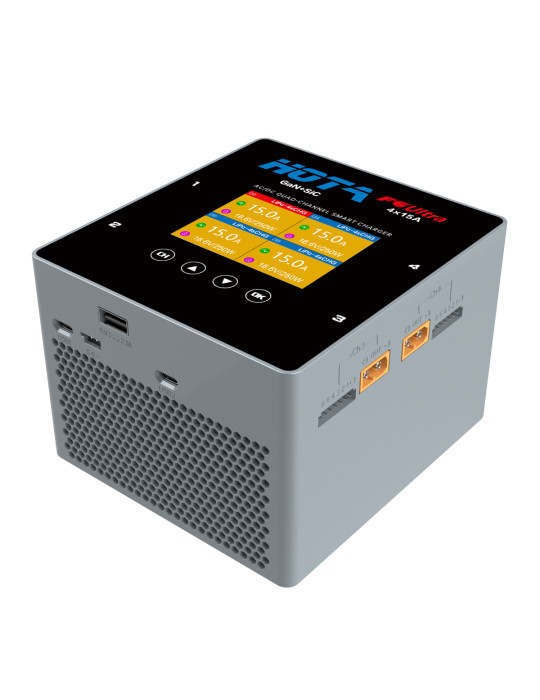 HOTA F6 Ultra 1000W DC / 500W AC 4-Channel Smart Charger