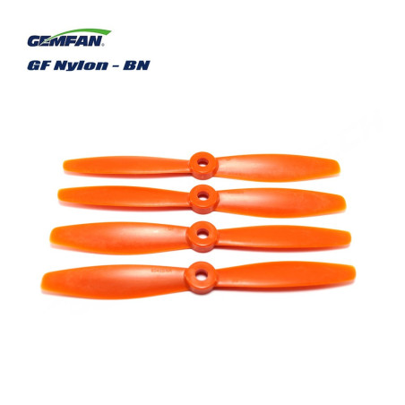 Gemfan 6040-Bullnose Glasfaser/Nylon (2 CW + 2 CCW) Orange