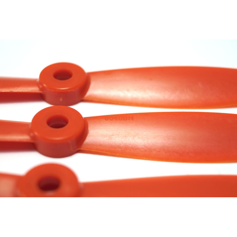 Gemfan 6040-Bullnose Glasfaser/Nylon (2 CW + 2 CCW) Orange