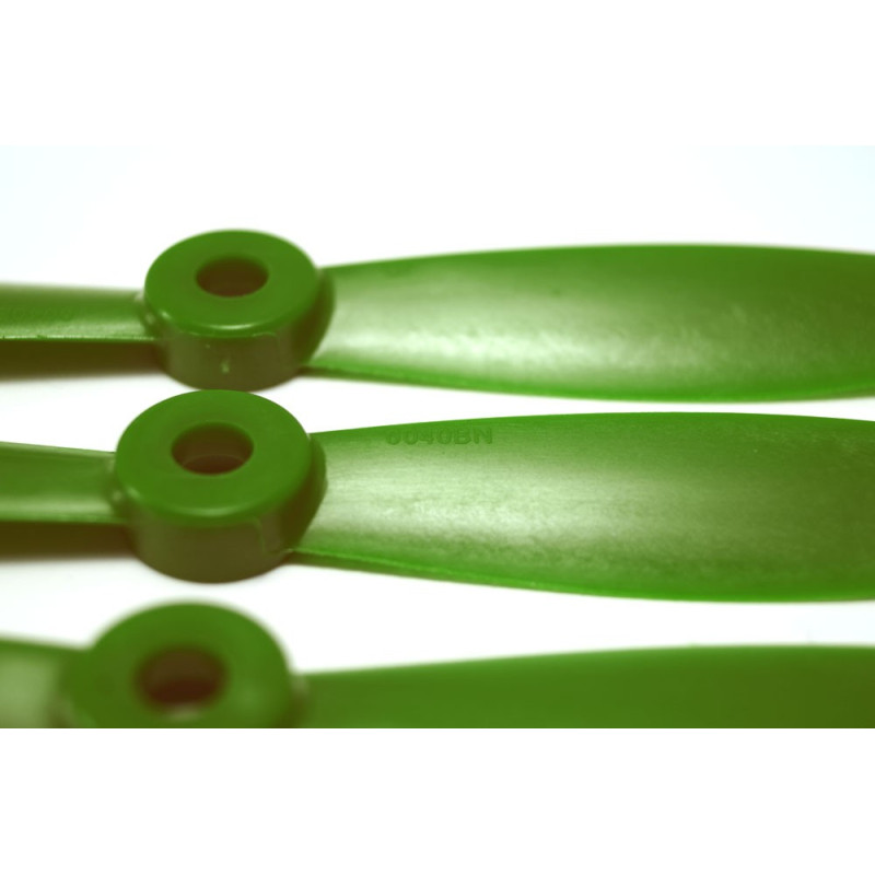 Gemfan 6040-Bullnose Glass Fiber/Nylon (2 CW + 2 CCW) Green