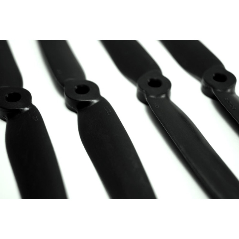 Gemfan 6030 Glasfaser/Nylon (2 CW + 2 CCW) Schwarz