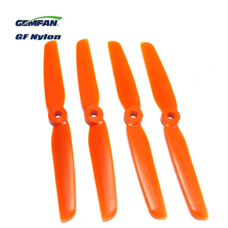 Gemfan 6030 Glasfaser/Nylon (2 CW + 2 CCW) Orange