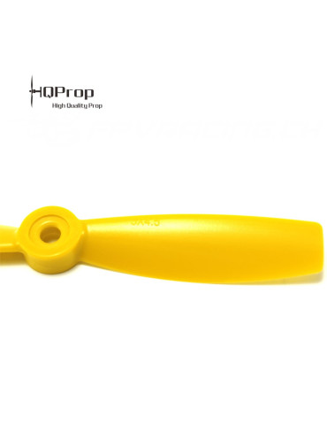 HQProp 5x4.5 Bullnose CCW Propeller - Yellow 2