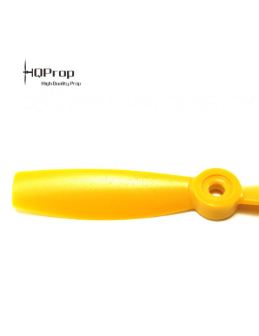 HQProp 5x4.5 Bullnose CW Propeller - Yellow 2