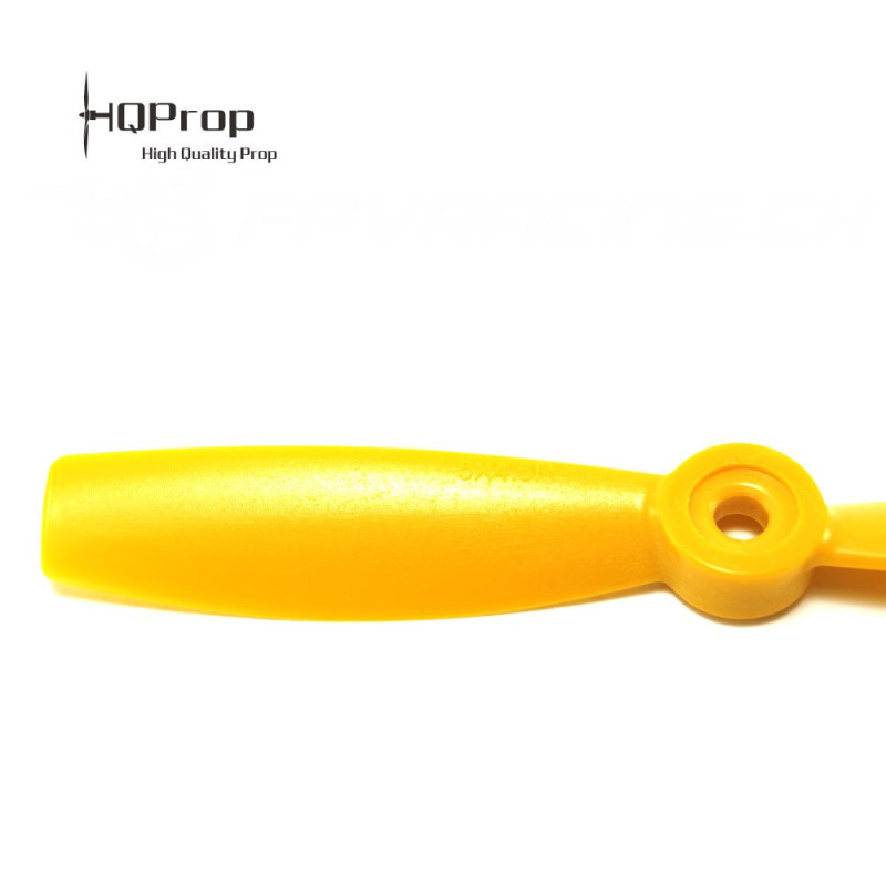 HQProp 5x4.5 Bullnose CW Propeller - Gelb