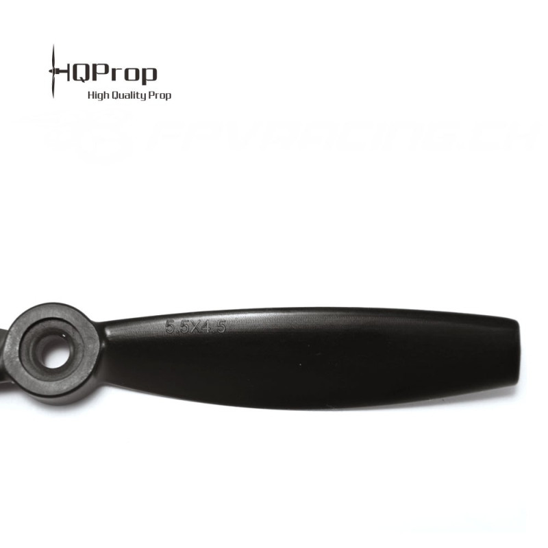 HQProp 5.5x4.5 Bullnose CCW Propeller - Schwarz