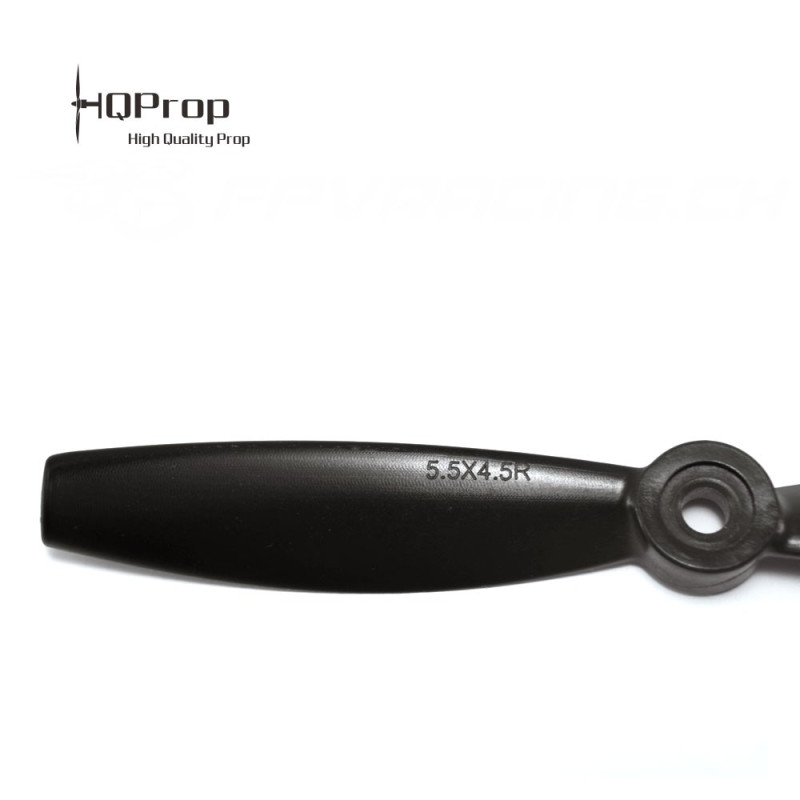 HQProp 5.5x4.5 Bullnose CW Propeller - Schwarz