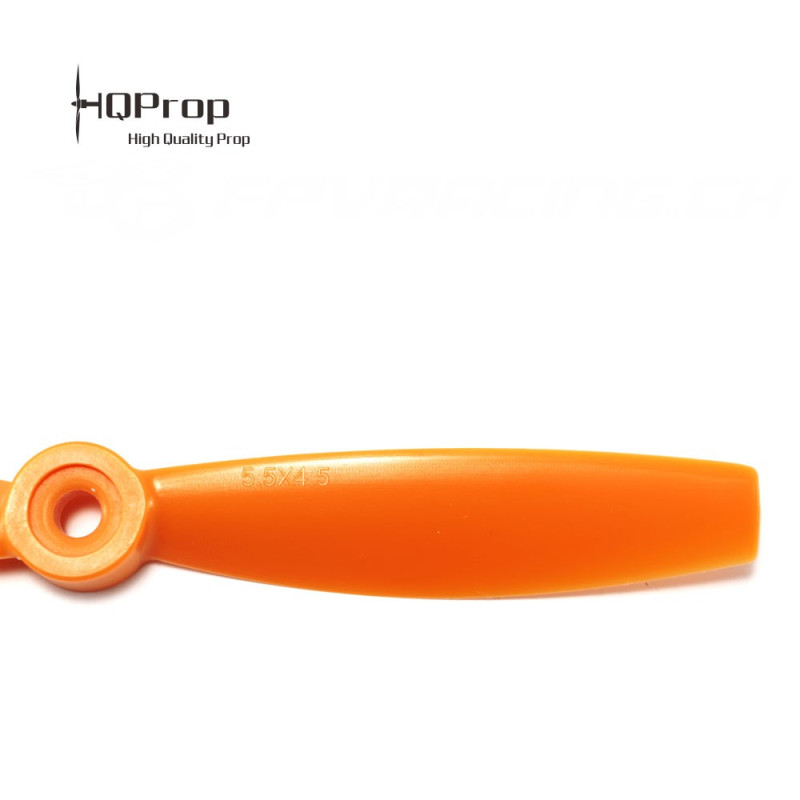 HQProp 5.5x4.5 Bullnose CCW Propeller - Orange