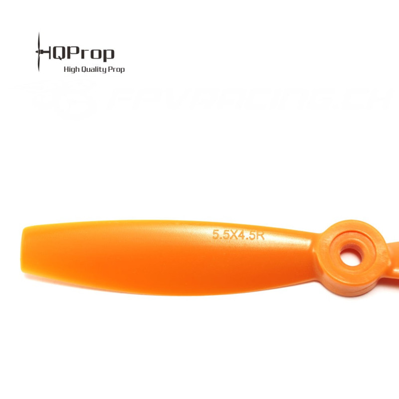 HQProp 5.5x4.5 Bullnose CW Propeller - Orange