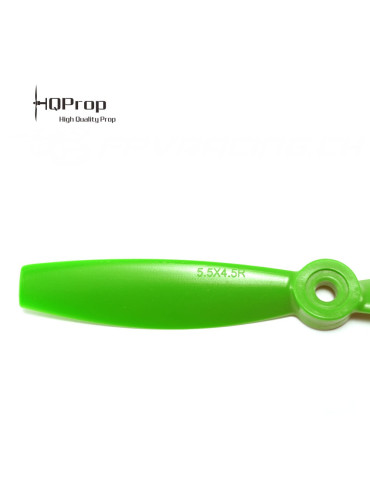 HQProp 5.5x4.5 Bullnose CW Propeller - Green 2