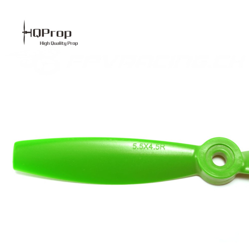 HQProp 5.5x4.5 Bullnose CW Propeller - Grün