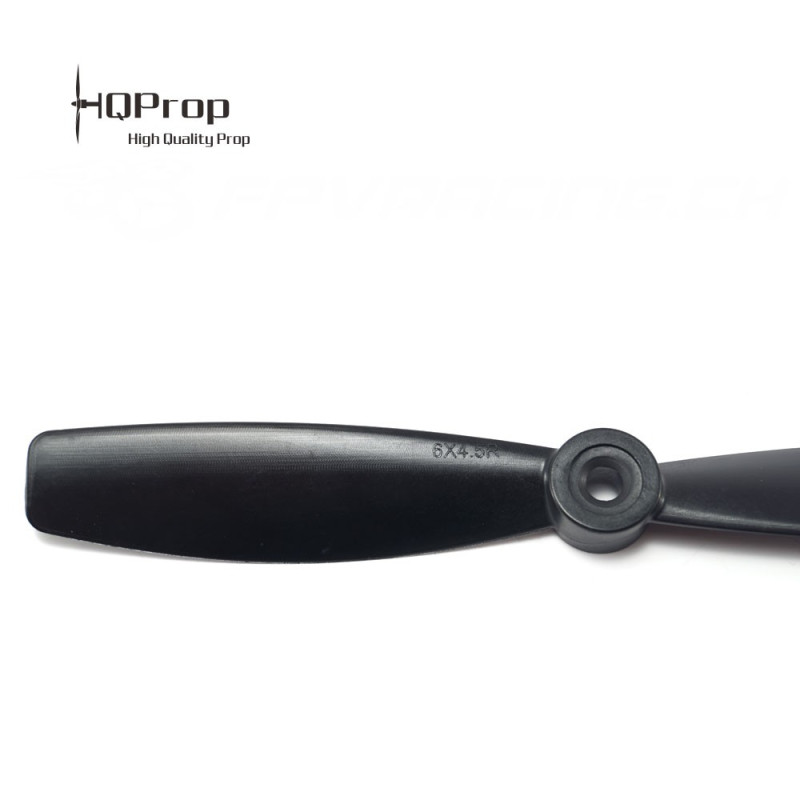 HQProp 6x4.5 Bullnose CW Propeller - Black CF Composite