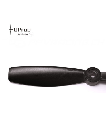 HQProp 6x4.5 Bullnose CW Propeller - Schwarz 2