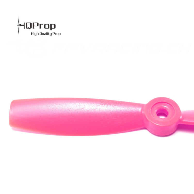 HQProp 5x4.5 Bullnose CW Propeller - Pink