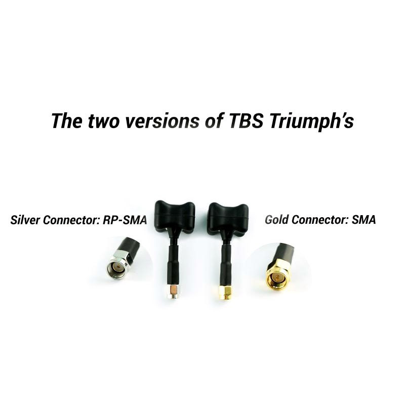 TBS TRIUMPH-STUB RP-SMA Antenna (2PCS)