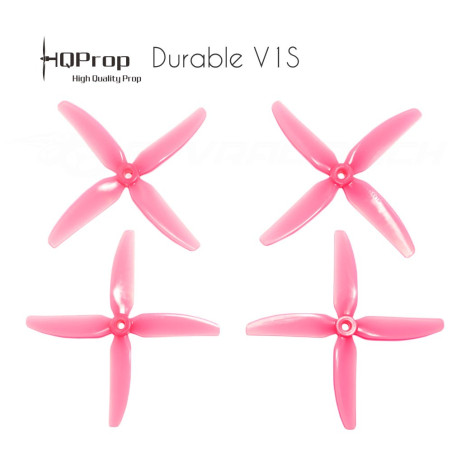 HQProp DP 5x4x4 Durable V1S PC Propeller - Licht Pink