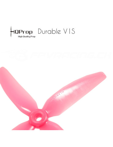 HQProp DP 5x4x4 Durable V1S PC Propeller - Licht Pink 2