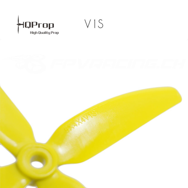 HQProp 5x4x4 V1S - Yellow (Mr Steele)