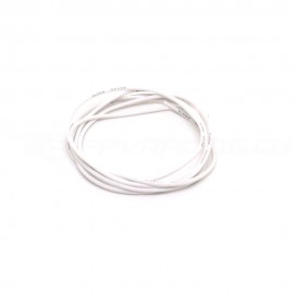 1m Silicone Wire 26AWG White