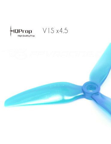 HQProp DP 5x4.5x3 Durable V1S PC Propeller - Light Blue (Triblade) 2