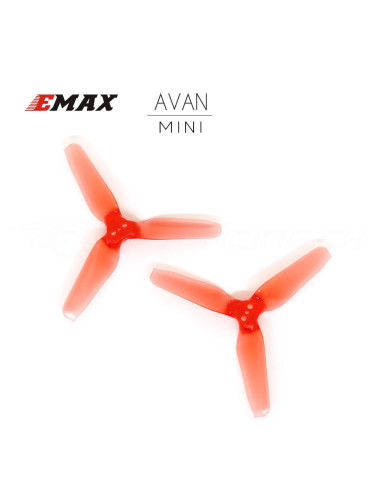 AVAN MINI 3" Prop 6 CW + 6 CCW - Licht Rot 2