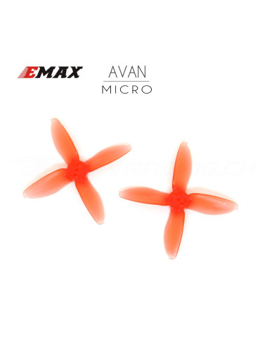 AVAN MICRO 2" Prop 6 CW + 6 CCW - Rot mattiert 2