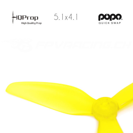 HQProp DP 5.1x4.1x3 Durable PC Propeller - Grau