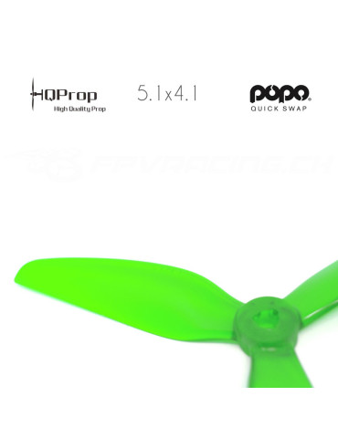 HQProp DP 5.1x4.1x3 Durable PC Propeller - Licht Grün 2