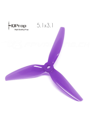 HQProp DP 5.1x4.1x3 Durable PC Propeller - Purple 2