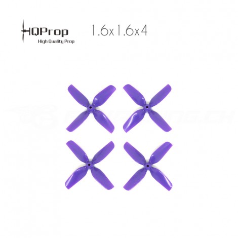 HQProp 1.6x1.6x4 (40mm, 4-Blatt, 1.5mm Shaft)