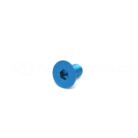 M3x6mm Flat Head Aluminium Screw 7075-T6 (10 pcs)