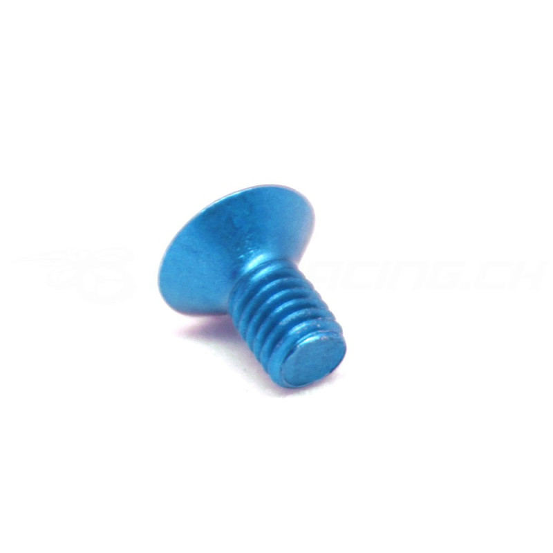 M3x6mm Flat Head Aluminium Screw 7075-T6 (10 pcs)