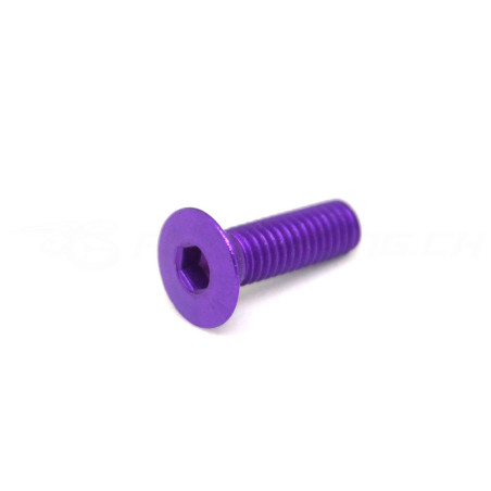M3x10mm Flat Head Aluminium Screw 7075-T6 (10 pcs)