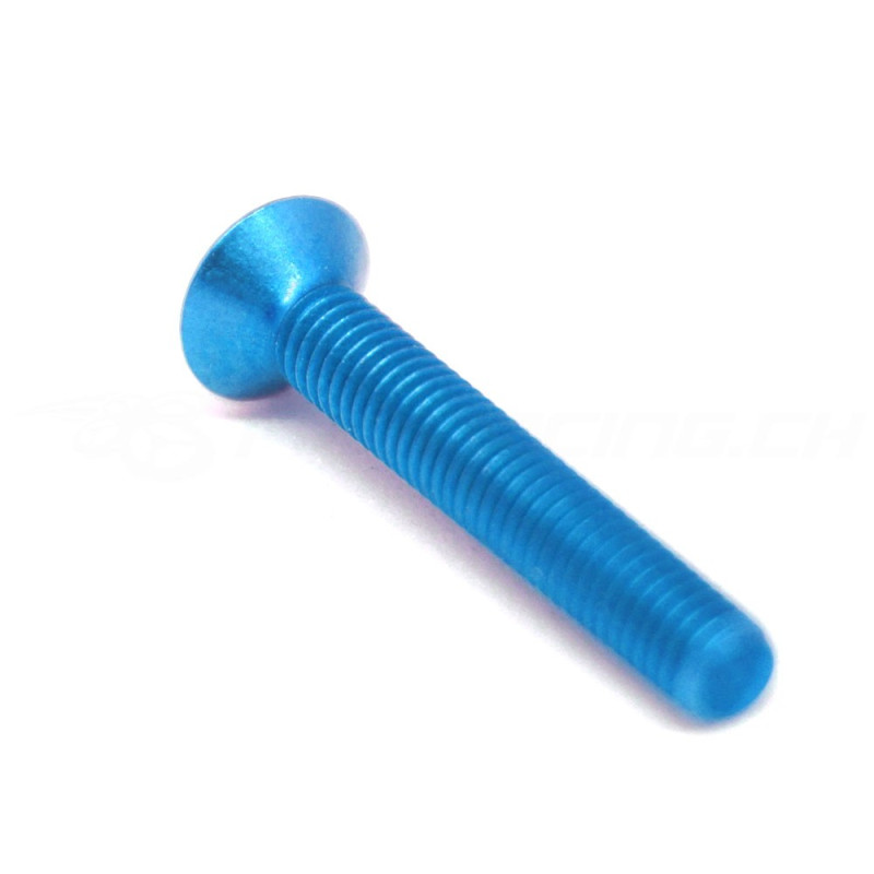 M3x20mm Flat Head Aluminium Screw 7075-T6 (10 pcs)