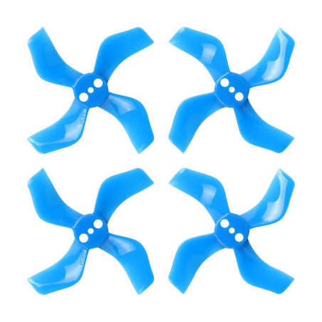Gemfann 40mm 4-blade Micro Whoop Propellers (1.5mm Shaft)